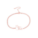 Personality Name Bracelet Chain for Women Christmas