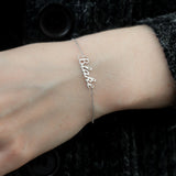 Custom Handwriting Name Bracelet Personalized Gift Women