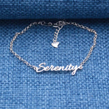 Custom Name Jewelry-Stainless Personalized Name Bracelet-Mother's Gift