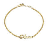 Name Bracelet,Custom Signature Jewelry, Personalized Jewelry