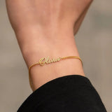 Name Bracelet,Custom Signature Jewelry, Personalized Jewelry