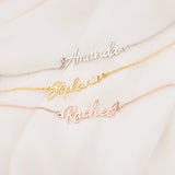 Dainty Name Bracelet - Personalized Stainless Steel Name Bracelet