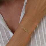Name Bracelet, Personalized Name Jewelry, Stainless Steel Gift