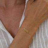 Name Bracelet, Personalized Name Jewelry, Stainless Steel Gift