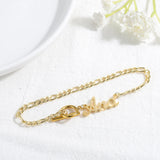 Personalized Name Bracelet Stainless Steel Charms Jewelry