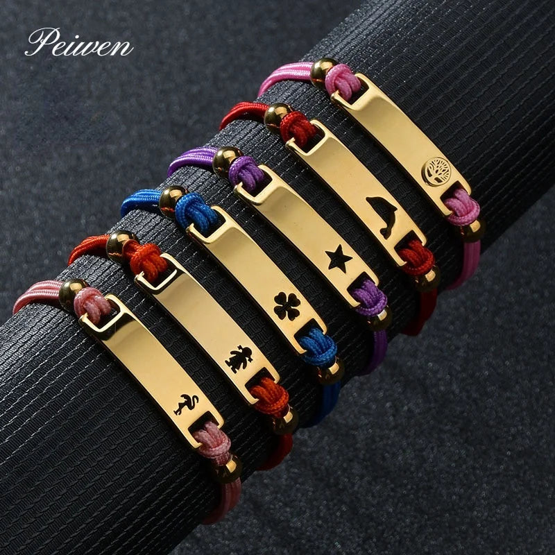 Personalized Name Bracelet for Women, Hand-woven Rope Jewelry Gift