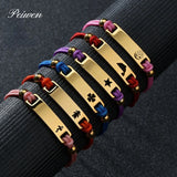 Personalized Name Bracelet for Women, Hand-woven Rope Jewelry Gift