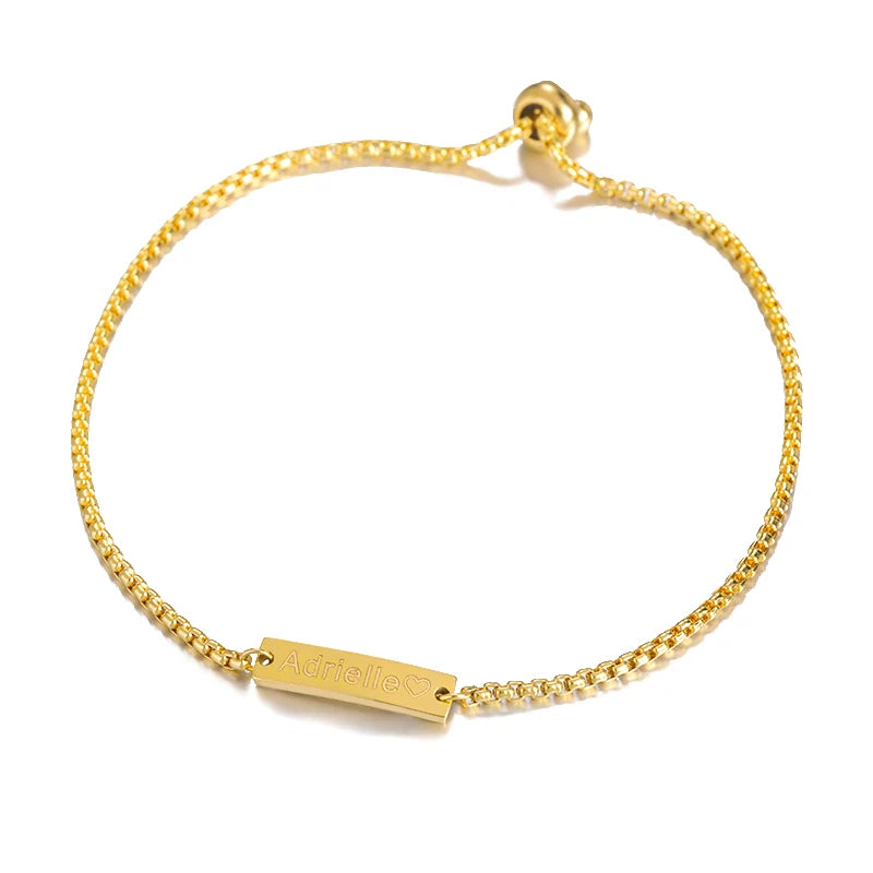 Name Bracelet For Women Personalized Jewelry Stainless Steel