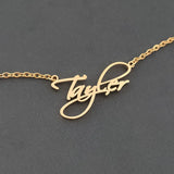 Personalized Name Bracelet Stainless Steel Chain Bangle Jewelry