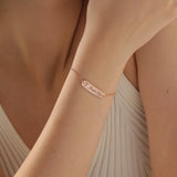 Name Bracelet, Plated Name Plate Bracelet,Custom Bar Bracelet