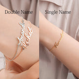 Custom Women's Stainless Steel Name Bracelet