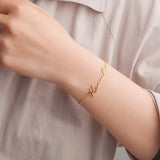 Custom Women's Stainless Steel Name Bracelet