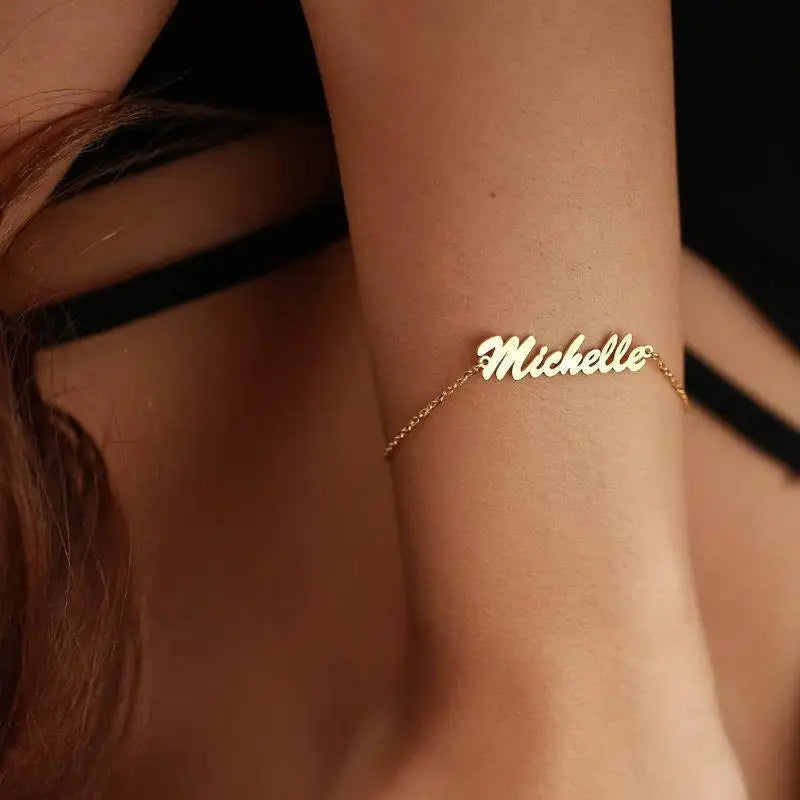 Personalized Name Bracelet - Initial Layering Bracelet