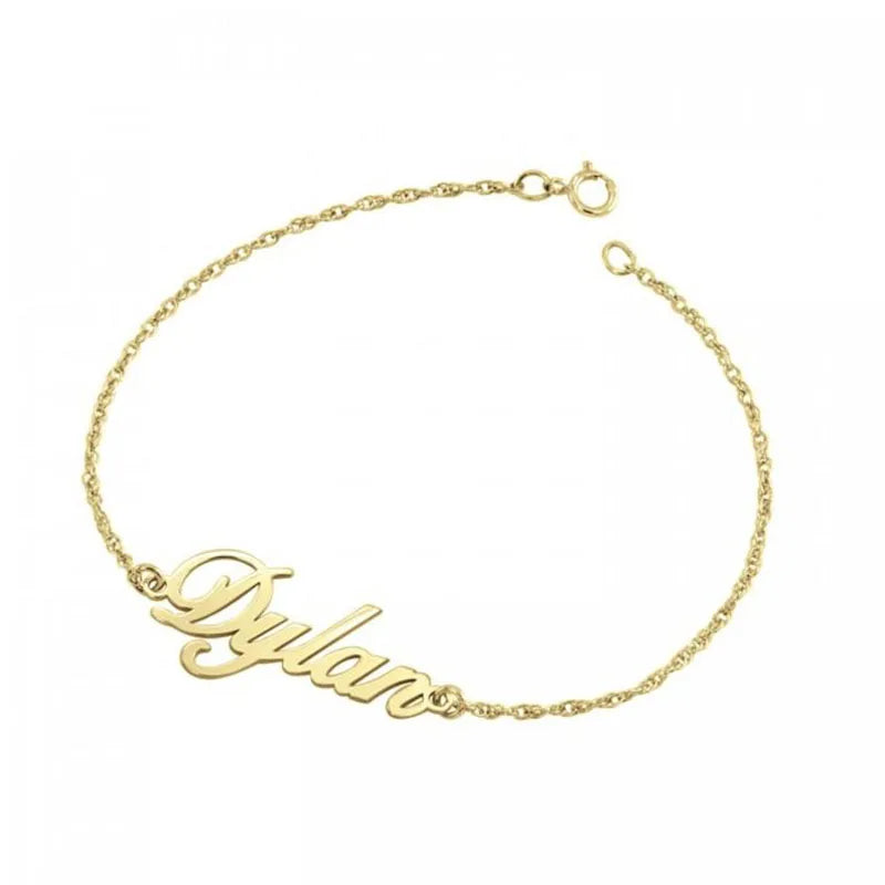 Personalized Name Bracelet Letter Stainless Steel Friendship Bracelet