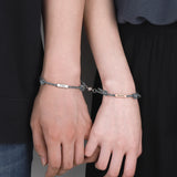 Name Bracelet Magnet Attract Each Other Charm Bracelet For Women Girl Jewelry