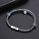 Name Bracelet Magnet Attract Each Other Charm Bracelet For Women Girl Jewelry