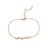 Monogram Personalized Stainless Steel Name Bracelet