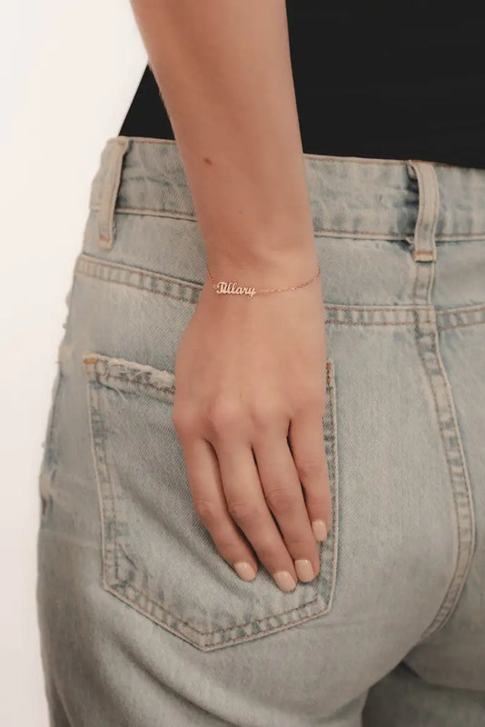 Name Bracelet-Personalized Name Bracelet-Dainty Bracelet-Christmas Gift