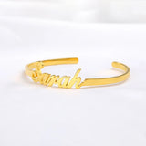 Adjustable Stainless Steel Nameplate Bracelet