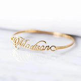 Adjustable Stainless Steel Nameplate Bracelet
