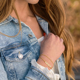 Personalized Name Bracelet Stainless Steel Cuban Chain for Women