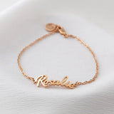 Personalized Name Bracelet for Teens|Gold Name Jewelry Gift