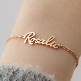 Personalized Name Bracelet for Teens|Gold Name Jewelry Gift