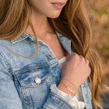 Personalized Name Bracelet with Capital Letters