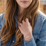 Personalized Name Bracelet with Capital Letters