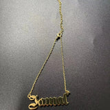 Personalized Name Bracelet for Her - Custom Script Initial Bangle Jewelry
