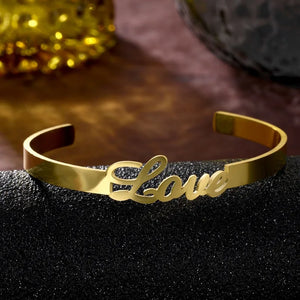 Personalized Stainless Steel Nameplate Bracelet Family Jewelry