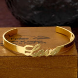 Personalized Stainless Steel Nameplate Bracelet Family Jewelry