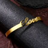 Personalized Stainless Steel Nameplate Bracelet Family Jewelry