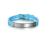 Rudder Kids Baby Name Bracelet Soft Silicone Adjustable Bangle