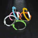 Rudder Kids Baby Name Bracelet Soft Silicone Adjustable Bangle