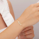 Personalized Arabic Name Bracelet Stainless Steel Chain