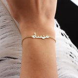 Personalized Arabic Name Bracelet Stainless Steel Chain