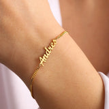 Customized Stainless Name Bracelet for Women