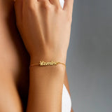 Customizable Steel Name Bracelet