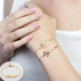 Personalized Name Bracelet Stainless Steel Pendant Necklace
