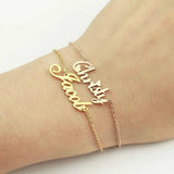 Personalized Name Bracelet Stainless Steel Pendant Necklace