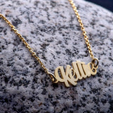 Personalized Name Bracelet Stainless Steel O-chain Jewelry