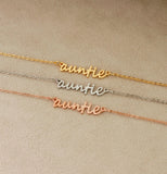 Name Bracelet Stainless Steel Personalized Birthstone Bracelet For Women
