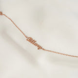 Stainless Steel Monogram Name Bracelet - Dainty & Unique Charm Bracelet
