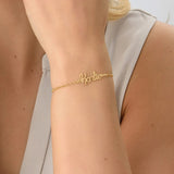 Personalized Name Bracelet Stainless Steel - Dainty Delicate Anklet