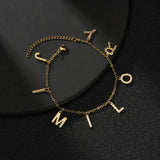 Personalized Name Bracelet Stainless Steel Customize Cuff Bangle