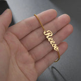 Personalized Name Bracelet Stainless Steel Customize Cuff Bangle