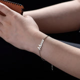 Name Bracelet Stainless Steel Pendant Personalized Bracelet
