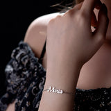 Name Bracelet Stainless Steel Pendant Personalized Bracelet