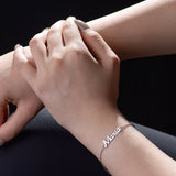 Name Bracelet Stainless Steel Pendant Personalized Bracelet